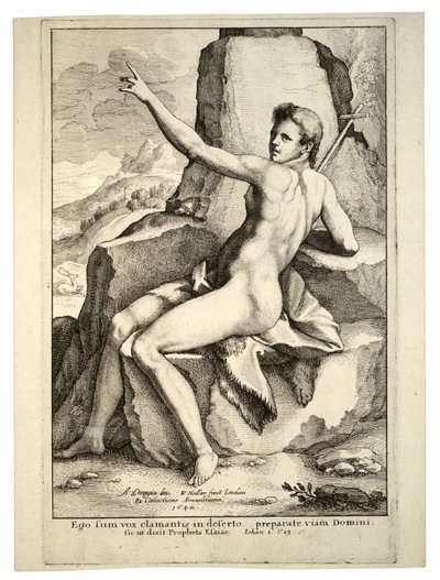 John the Baptist. State 2 by Wenceslaus Hollar